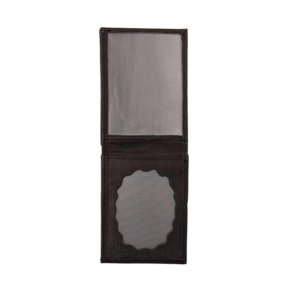 CARTERA PIEL BILLETERO PEQUEÑA NEGRA