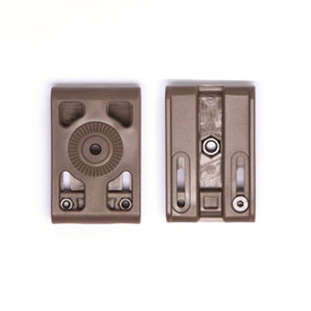 ADAPTADOR CLIP PISTOLA RIGIDO CINTURON CYTAC TAN