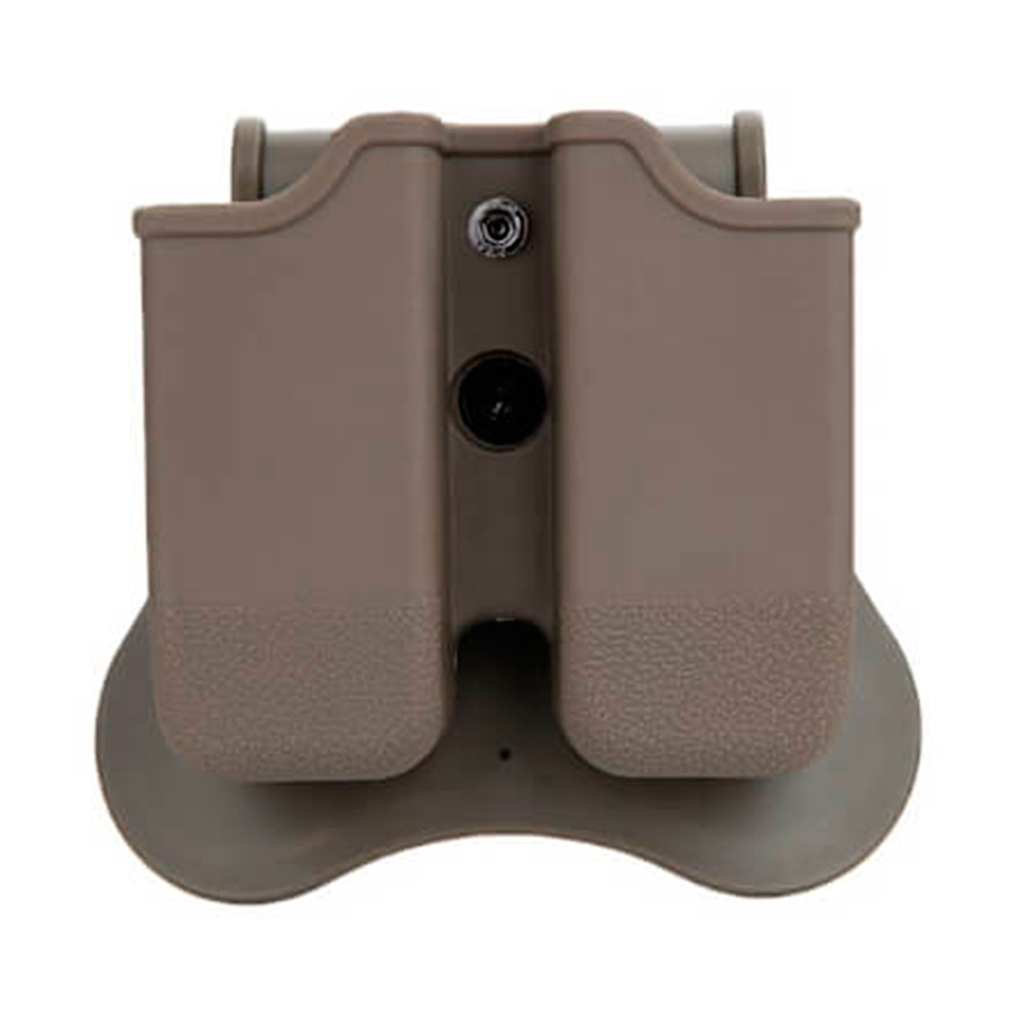 FUNDA CARGADOR RIGIDA CYTAC GLOCK TAN
