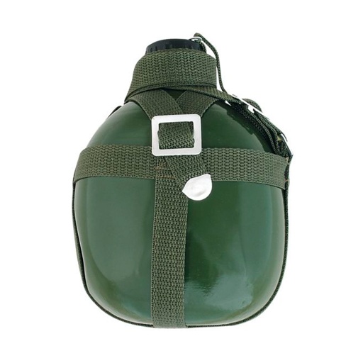 [101146] CANTIMPLORA ALUMINIO BANDOLERA 1L VERDE