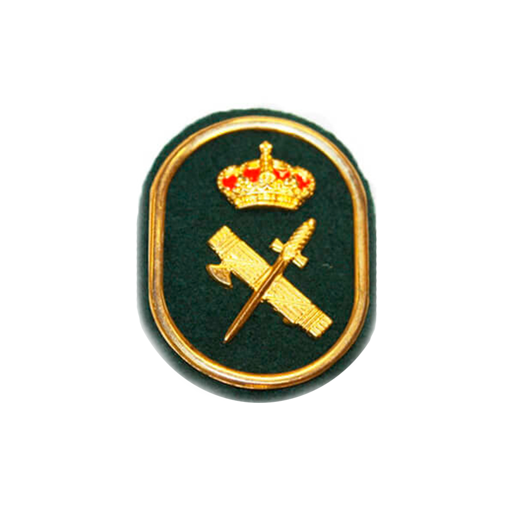 EMBLEMA BOINA GUARDIA CIVIL C/FIELTRO VERDE