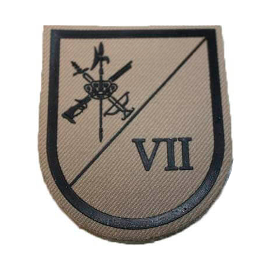 PARCHE LEGION VII BANDERA VALENZUELA CON VELCRO TAN