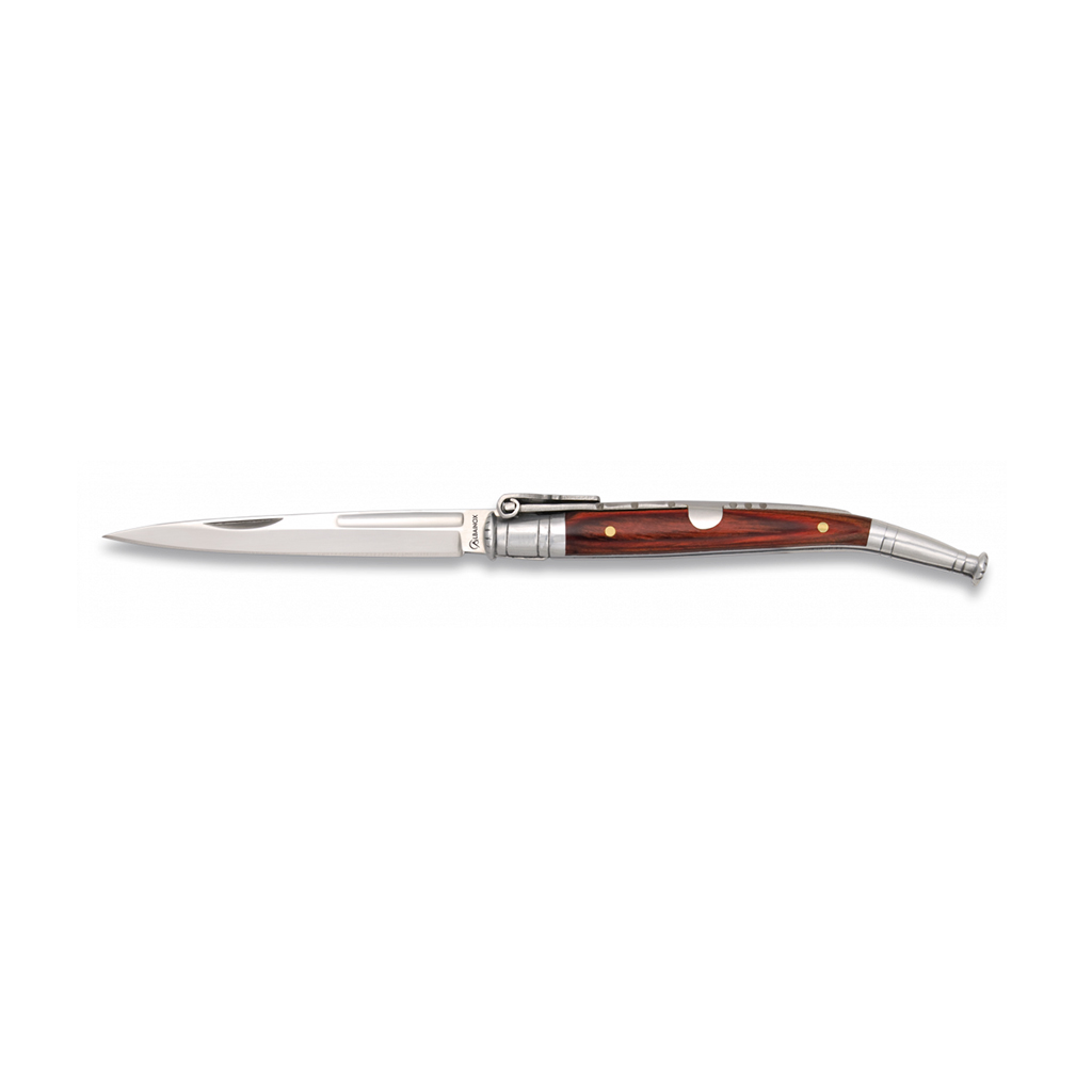 NAVAJA ESTILETE N1 HOJA 10 CM MADERA