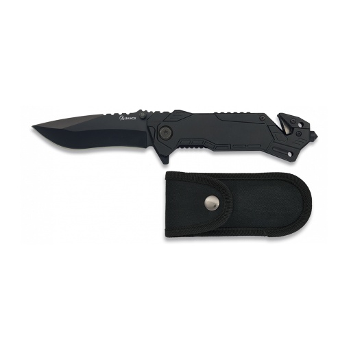 [19520-BK] NAVAJA ALBAINOX LISA CON FUNDA NEGRA
