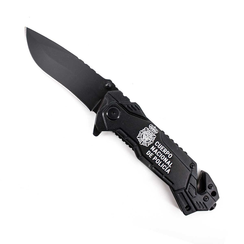 NAVAJA ALBAINOX POLICIA NACIONAL 255 CON FUNDA NEGRA