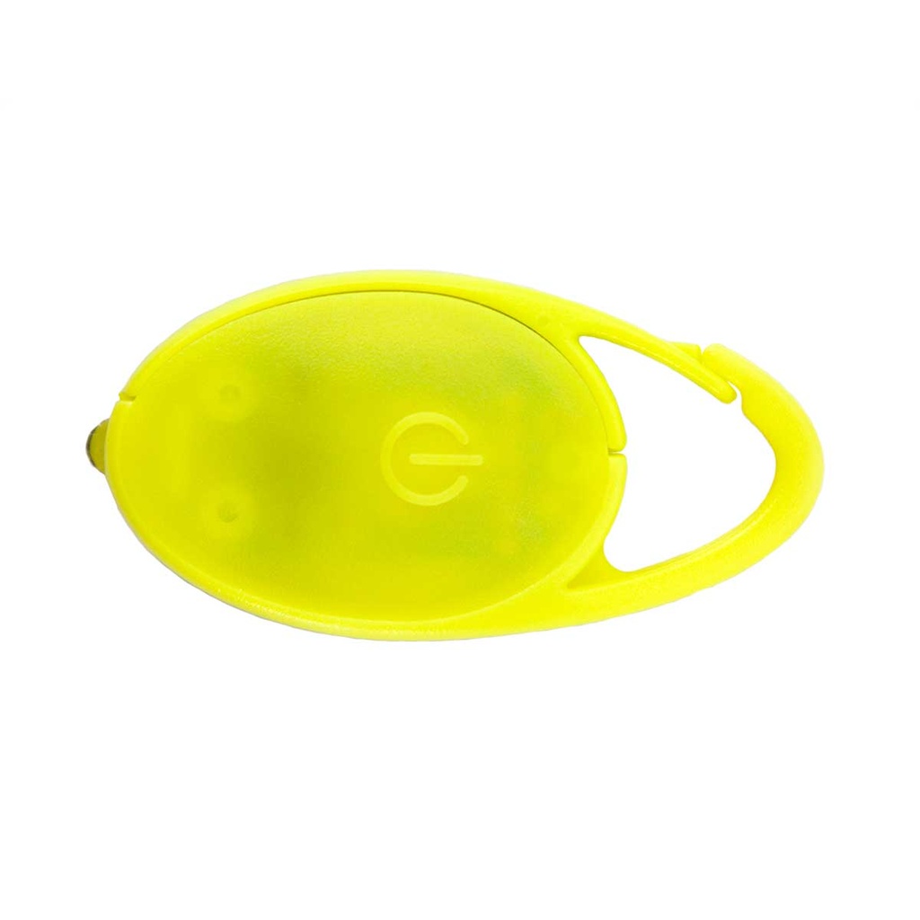 LINTERNA LED BISON LLAVERO AMARILLO