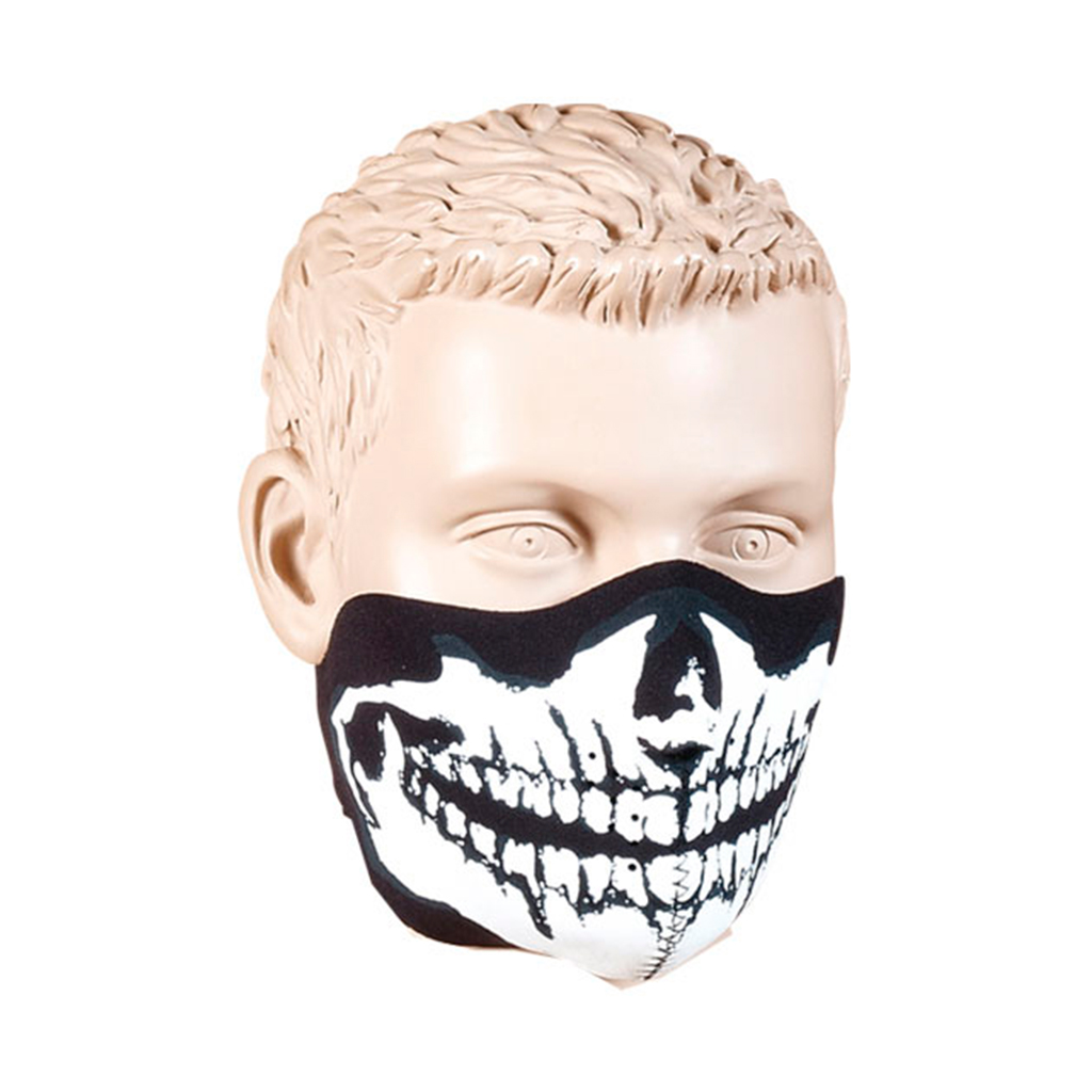 MASCARA NEOPRENO CALAVERA NEGRA