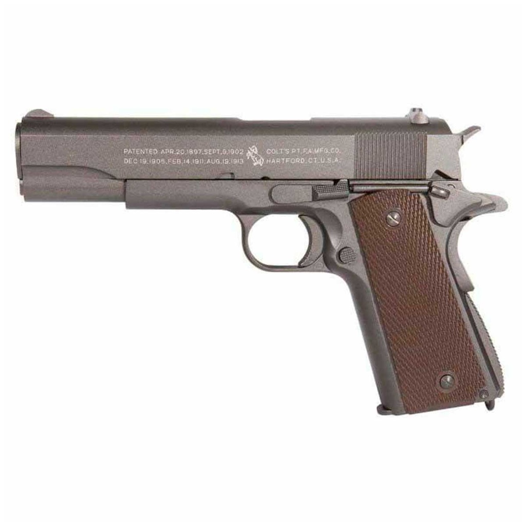 PISTOLA COLT M1911 A1 CO2 ANIVERSARIO NEGRA-MARRON