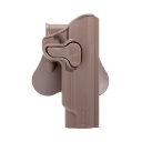 FUNDA PISTOLA RIGIDA AMOMAX 1911 TAN