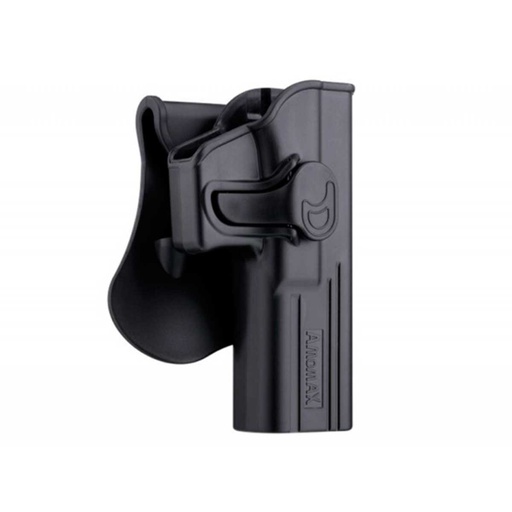 [2-R1GAG00/AM-GAG] FUNDA PISTOLA RIGIDA AMOMAX GLOCK NEGRA