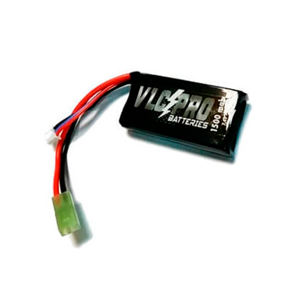 BATERIA VLC-PRO LIPO 7.4V 1500MAH 20C 1STICK NEGRA