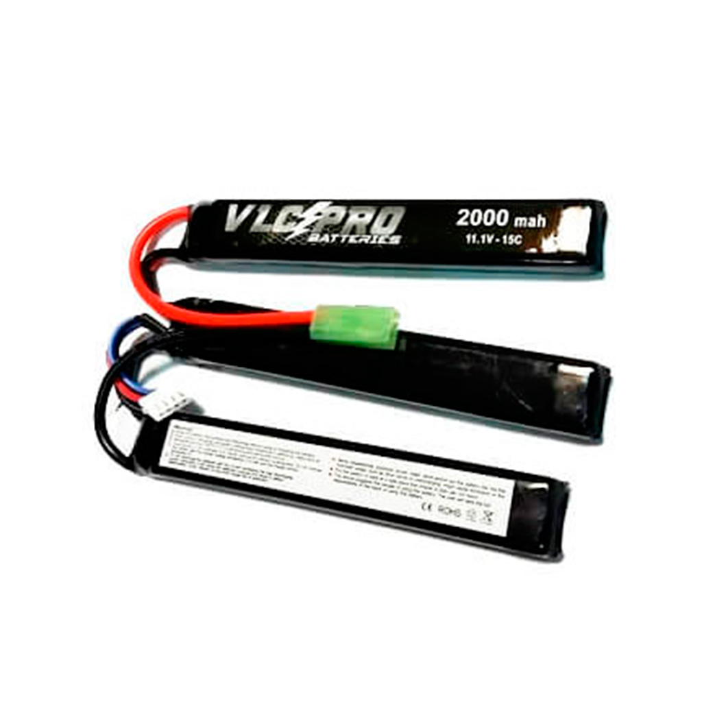 BATERIA VLC-PRO LIPO 11.1V 2000MAH 15C 3STICK NEGRA