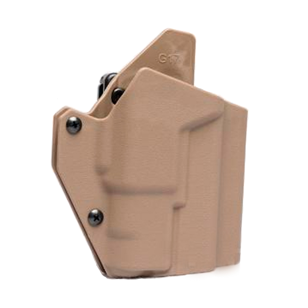 POUCH PISTOLA Y LINTERNA POLIMERO FMA GLOCK 19/23 TAN