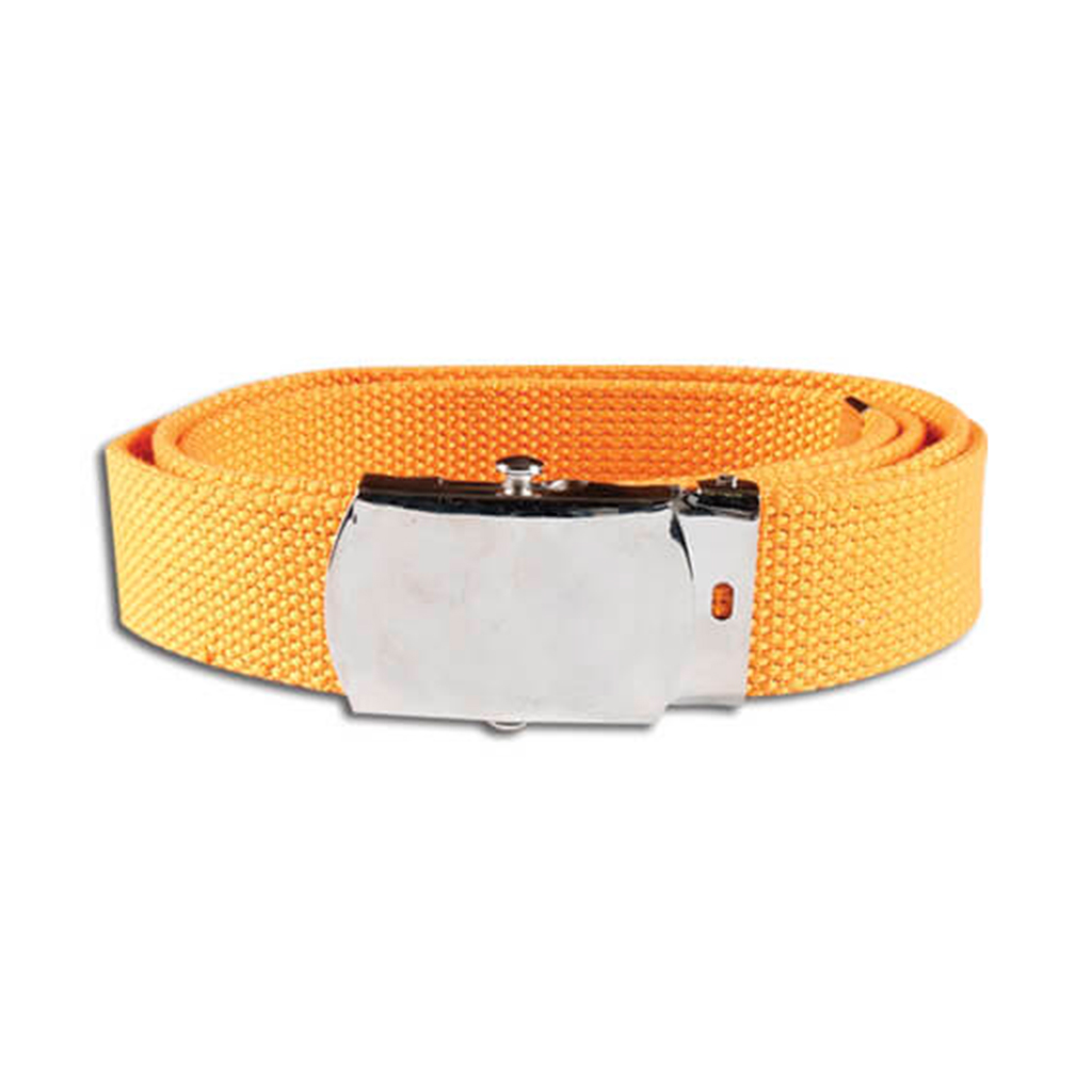 CINTURON ESTRECHO LISO NARANJA