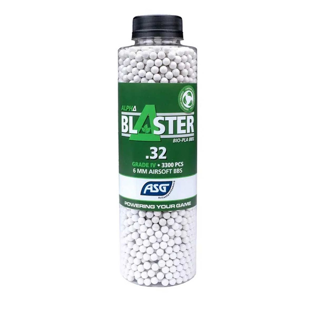 BOLAS BLASTER BIO 0.32G 3300RDS BLANCA