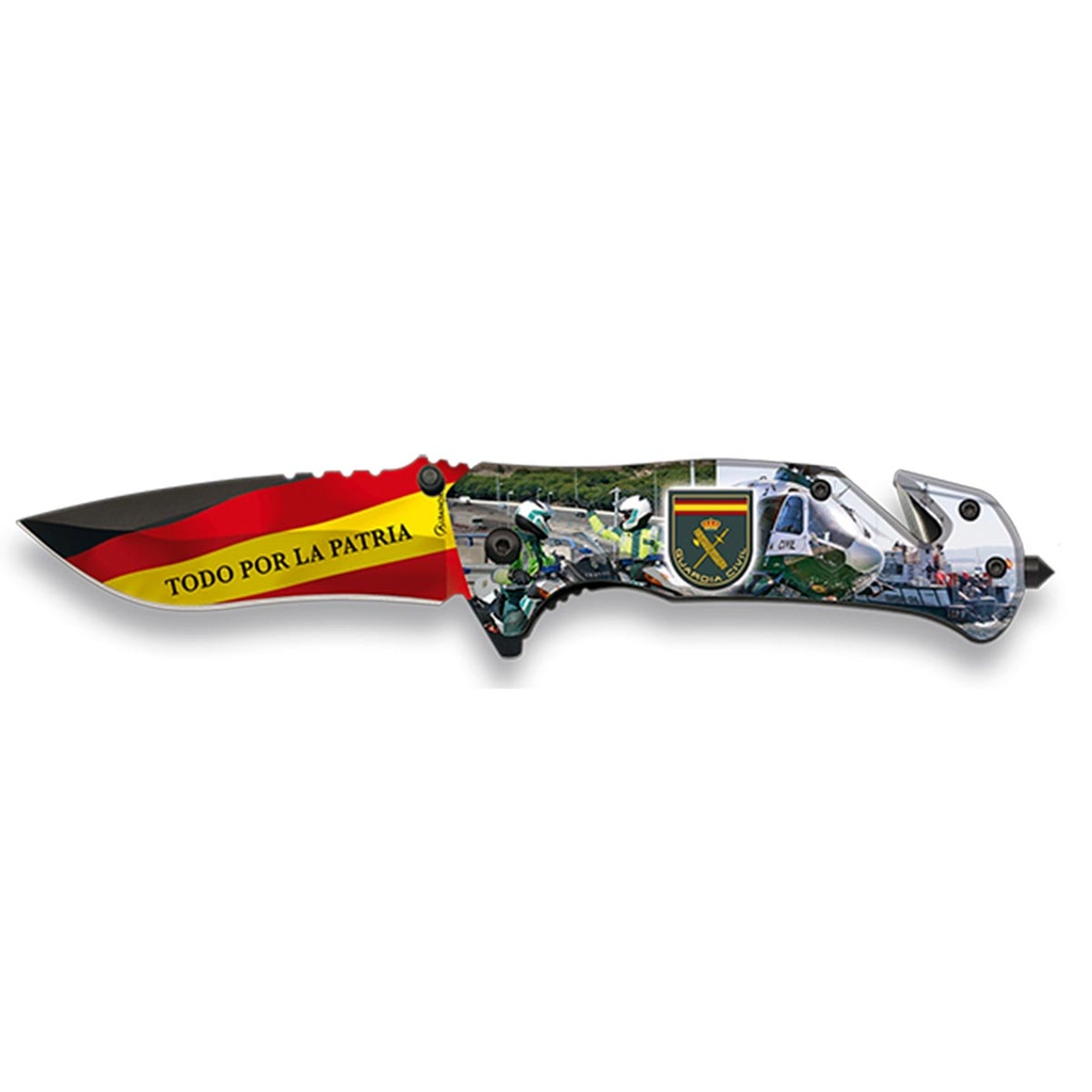 NAVAJA ALBAINOX 8.2CM GUARDIA CIVIL IMPRESION 3D
