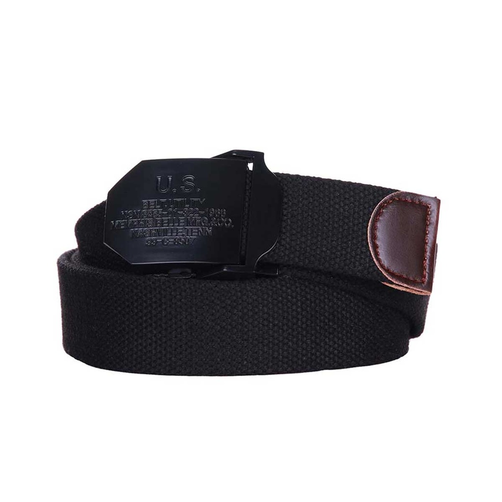 CINTURON U.S. ESTRECHO NEGRO