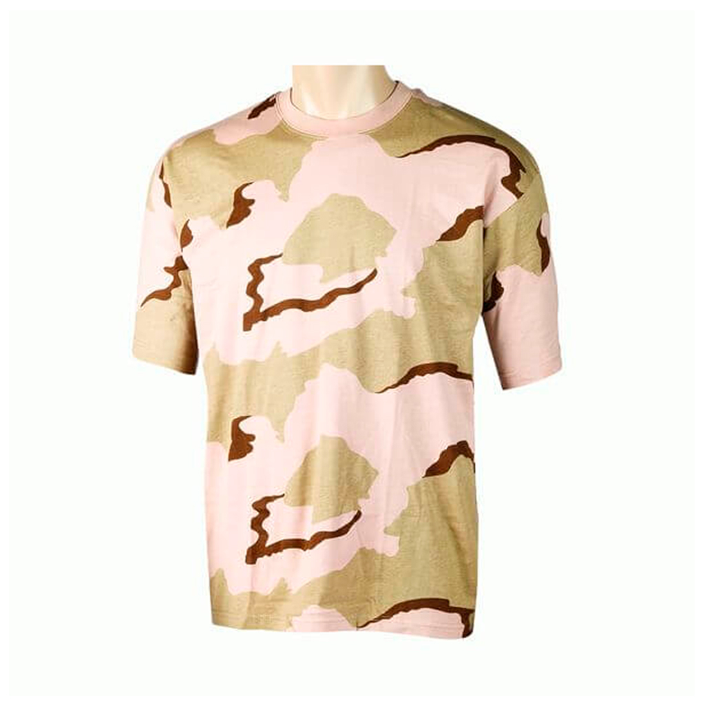 CAMISETA CAMO DESIERTO CLARO M/CORTA