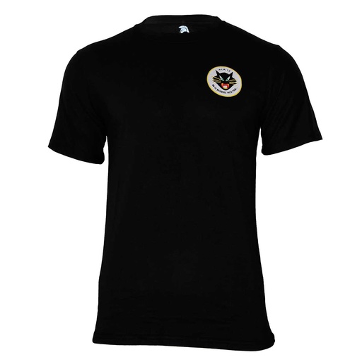 [IW100200-BK-S] CAMISETA IMMORTAL ALA 12 GATO NEGRA (S)