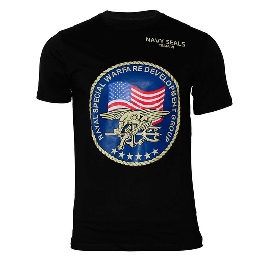 [IW100350-BK-S] CAMISETA IMMORTAL NAVY SEALS TEAM VII NEGRA (S)