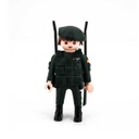 MUÑECO CUSTOM GUARDIA CIVIL ESQUIS VERDE