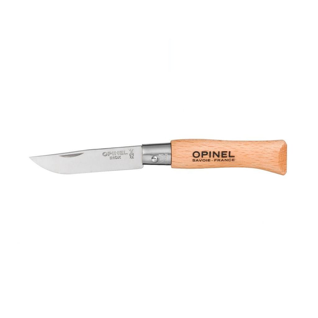 NAVAJA OPINEL INOXIDABLE Nº4 MADERA
