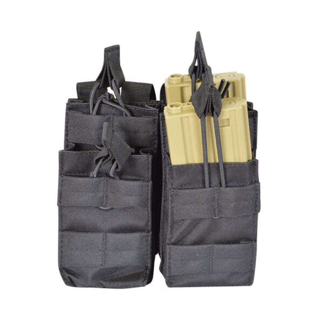 POUCH CARGADOR DOBLE FORAVENTURE MOLLE CORDON NEGRO