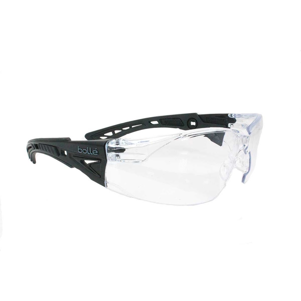 GAFA BOLLE RUSH PLUS TRANSPARENTE PATILLA NEGRA
