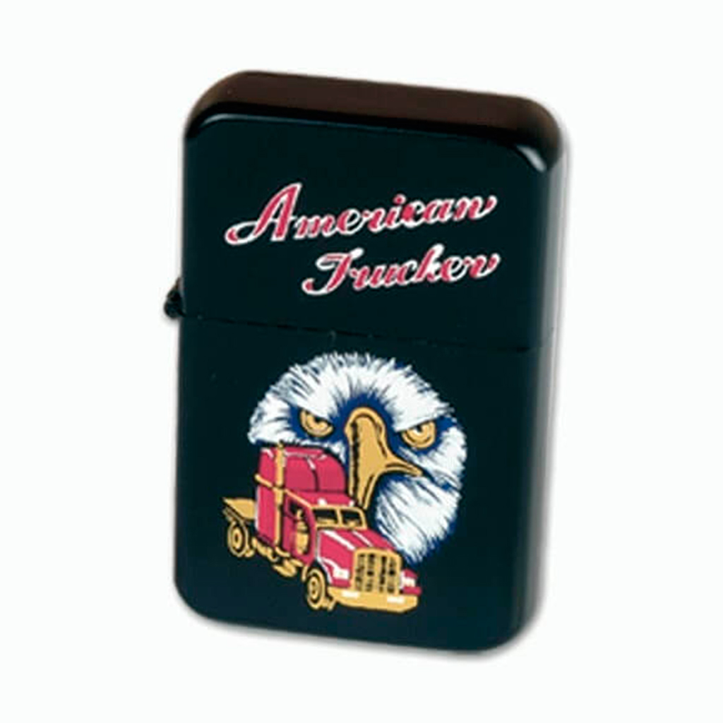 MECHERO ZIPPO AGUILA CAMION ROJO-BLANCO
