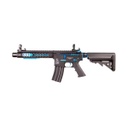FUSIL COLT M4 BLAST BLUE FOX ED FULL METAL MOSFET NEGRO-AZUL