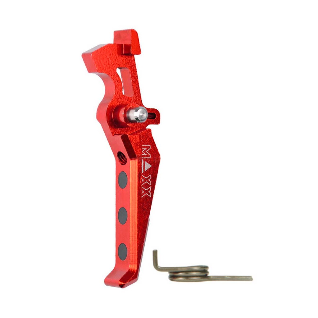 GATILLO-E CNC MAXX MODEL AVANZADO ALUMINIO ROJO