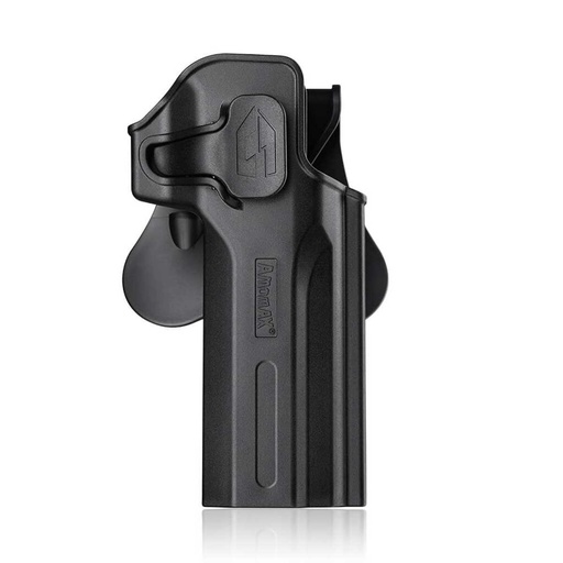 [2-R2DE00/AM-DEG2] FUNDA PISTOLA RIGIDA AMOMAX DESERT EAGLE NEGRA