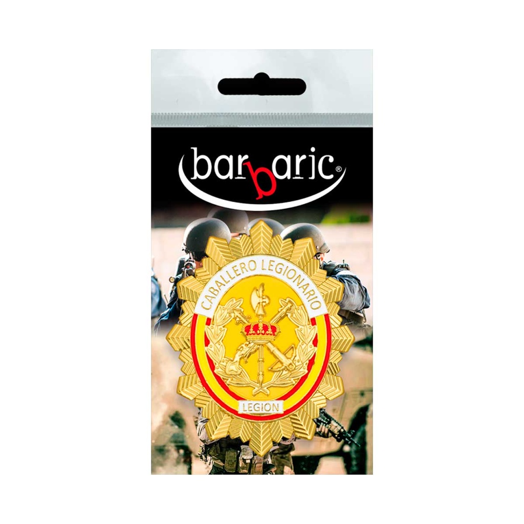PLACA CARTERA BARBARIC LEGION