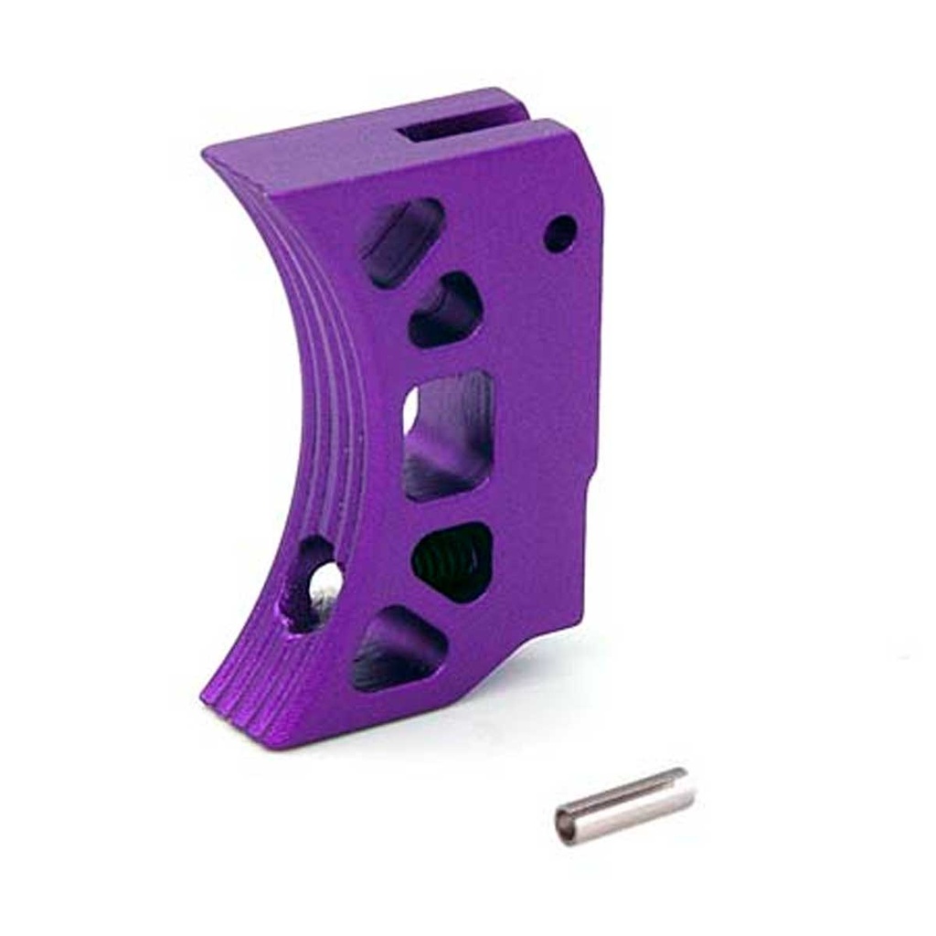 AIP ALUMINIUM TRIGGER (TYPE K) FOR MARUI HICAPA PURPLE/SHORT