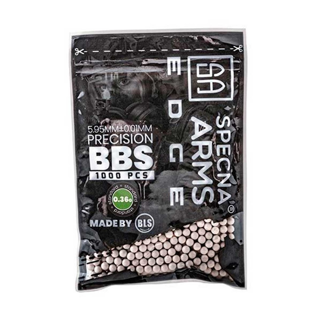 BOLAS SPECNA ARMS EDGE PRECISION BLS 0.36G 1000RDS GRIS