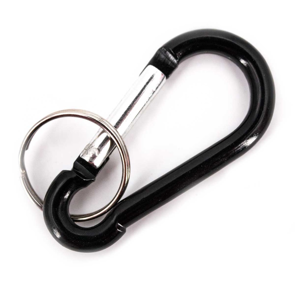 MOSQUETON LLAVERO PEQUEÑO M150 5CM NEGRO