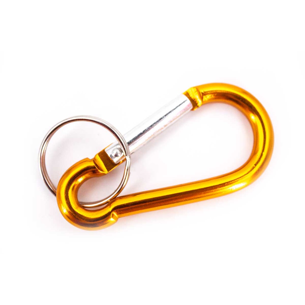MOSQUETON LLAVERO INTERM M165 6CM DORADO
