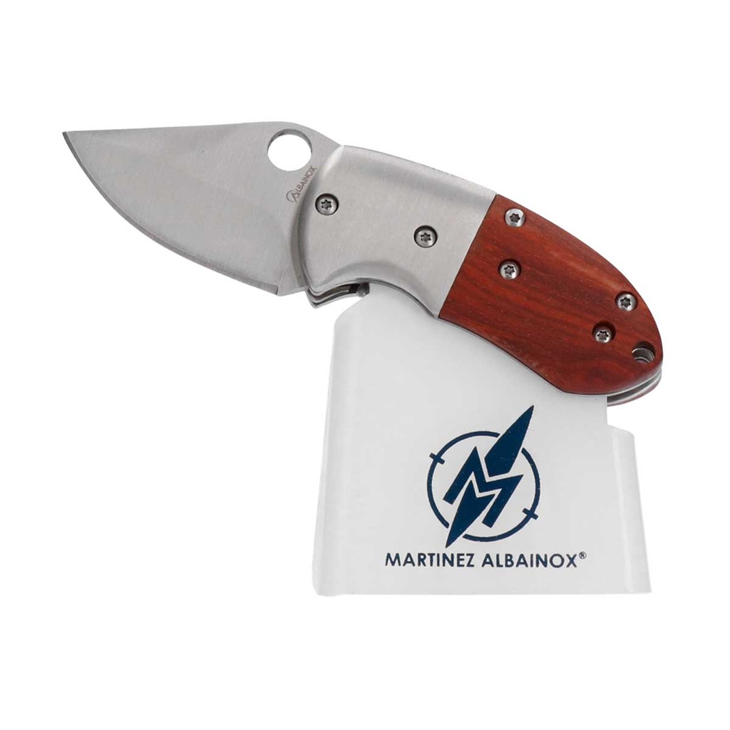 NAVAJA ALBAINOX MADERA 4.6CM MARRON