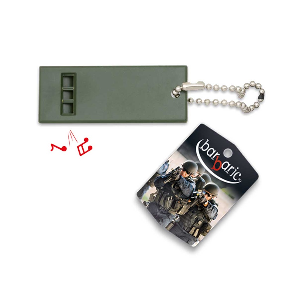SILBATO BARBARIC PVC CON CADENA VERDE