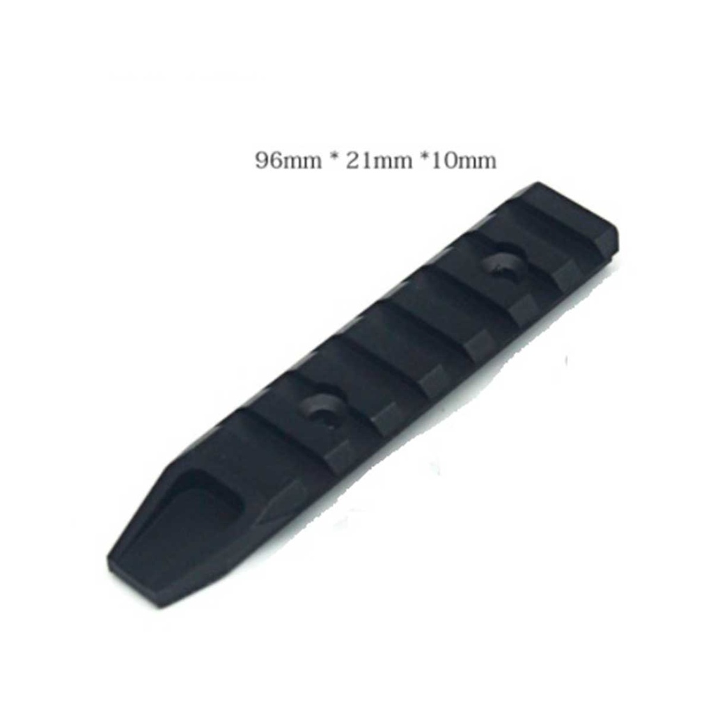 RAIL ENGANCHE M KEYMOD LARGO NEGRO