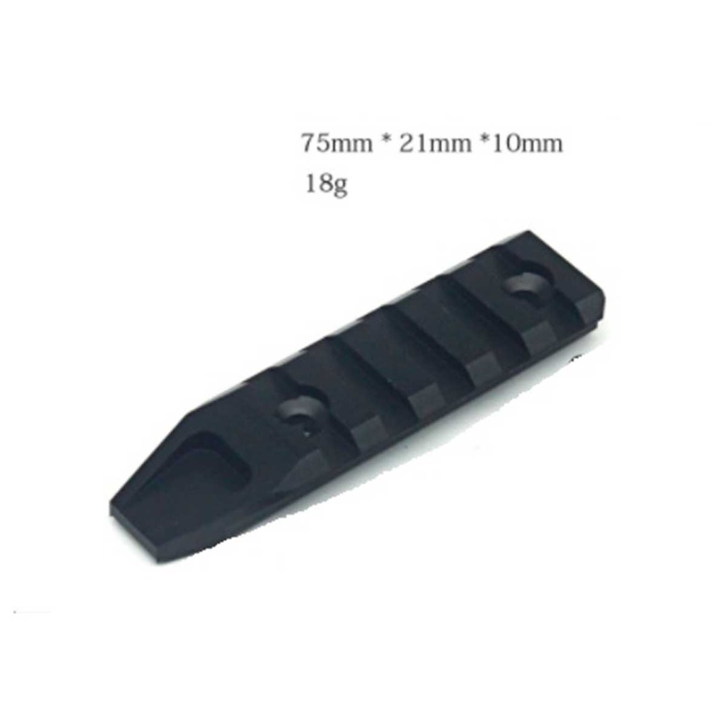 RAIL ENGANCHE M KEYMOD CORTO NEGRO