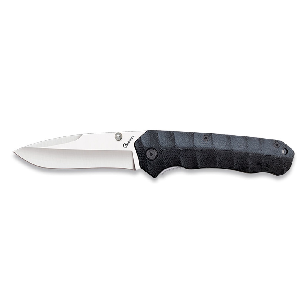 NAVAJA ALBAINOX GRANULADA 8 CM NEGRA