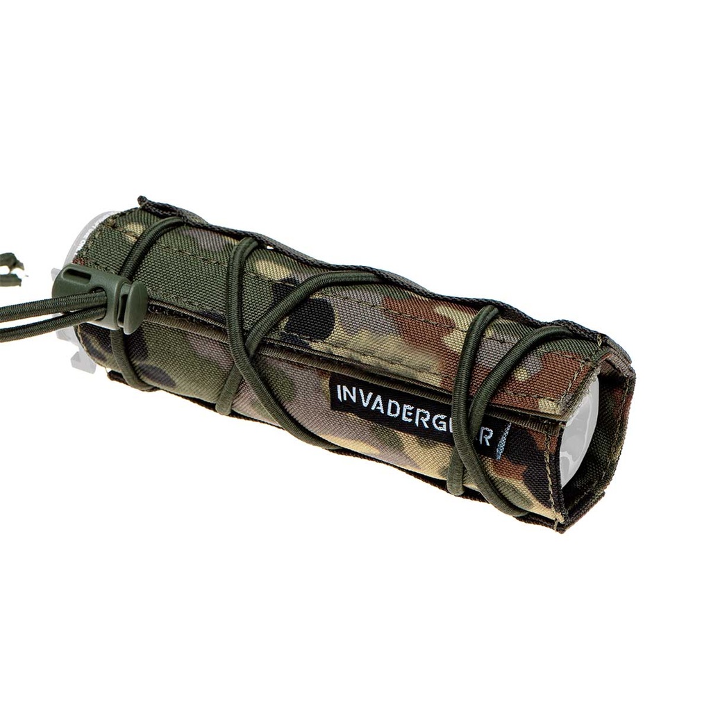 FUNDA SILENCIADOR INVADER GEAR 14CM FLECKTARN