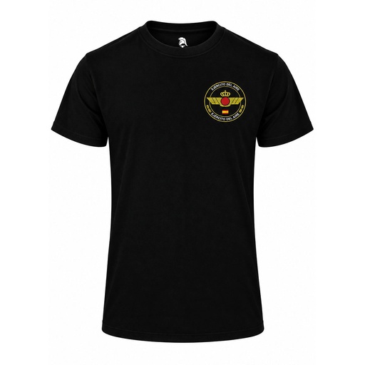 [IW-100370-BK-S] CAMISETA IMMORTAL EJERCITO AIRE CIRCULO AMARILLO NEGRA (S)