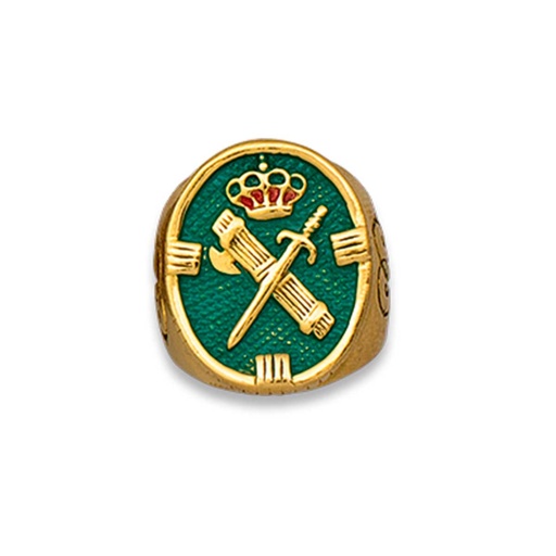 [16167-20] ANILLO ACERO GUARDIA CIVIL (20)