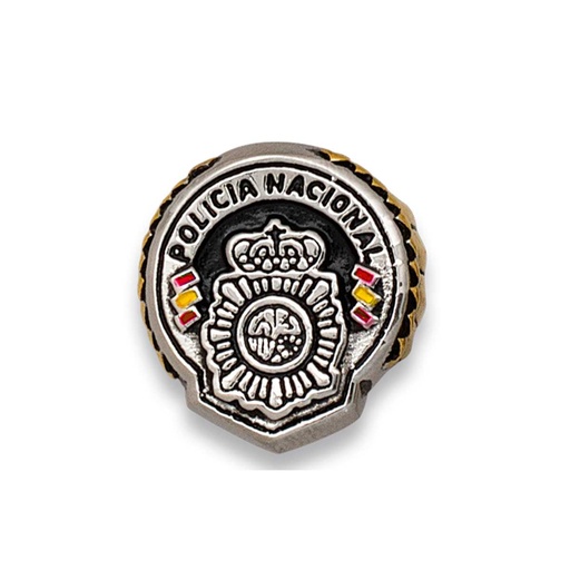[16165-20] ANILLO ACERO POLICIA NACIONAL (20)