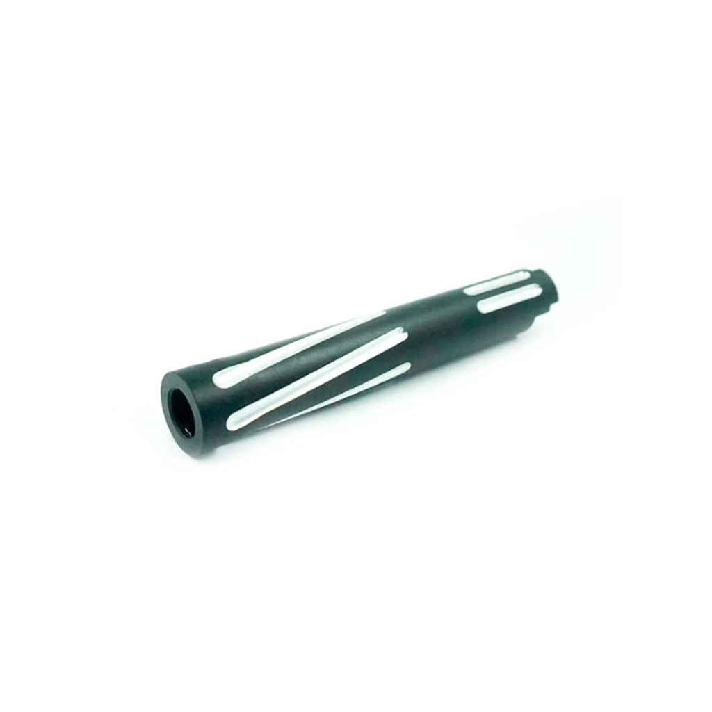 CAÑON EXTERNO TORNADO DUAL HI-CAPA 4.3 UNISOFT NEGRO/PLATA