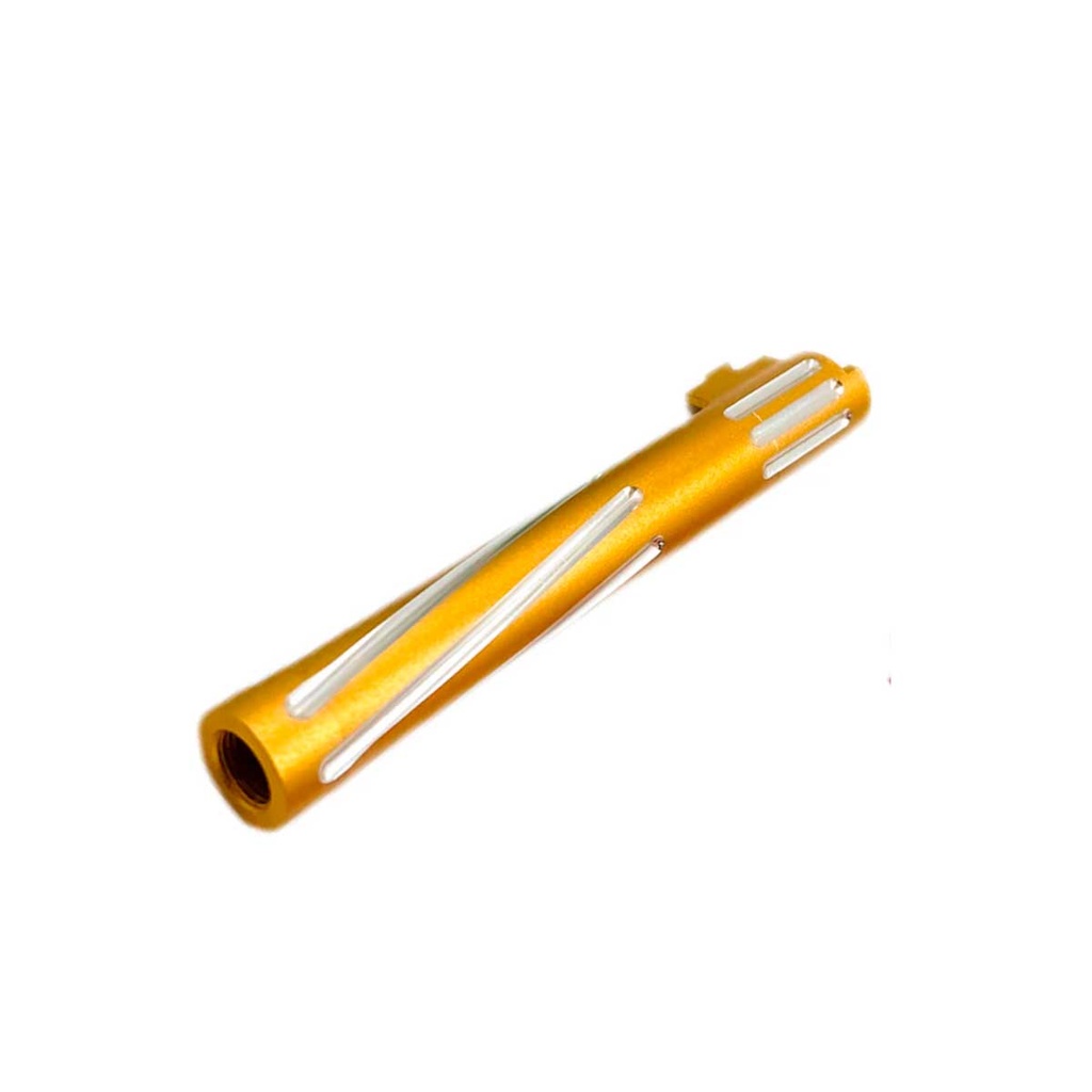 CAÑON EXTERNO TORNADO DUAL HI-CAPA 5.1 UNISOFT DORADO/PLATA