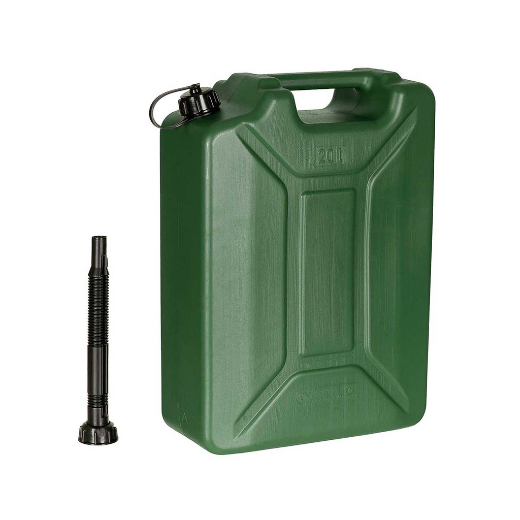 JERRICAN PVC 20L.C/MANGUERA VERDE