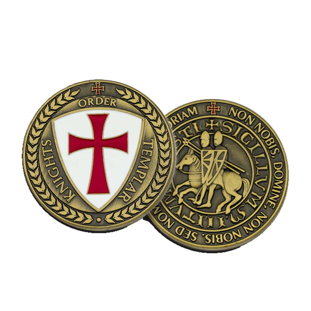 MONEDA TEMPLARIA ORO VIEJO